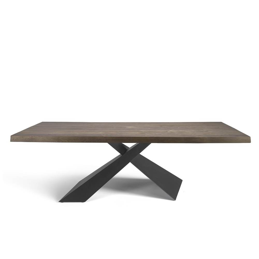 Mesa de Comedor Modelo NC-JSPR FIX WOOD Tapa de Madera