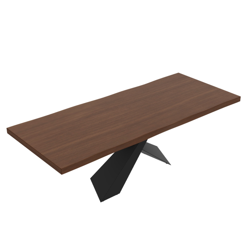 Mesa de Comedor Modelo NC-JSPR FIX WOOD Tapa de Madera