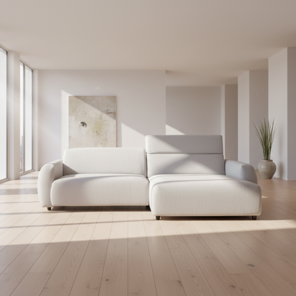 Chaisselongue de diseño con asiento relax modelo NOOGA