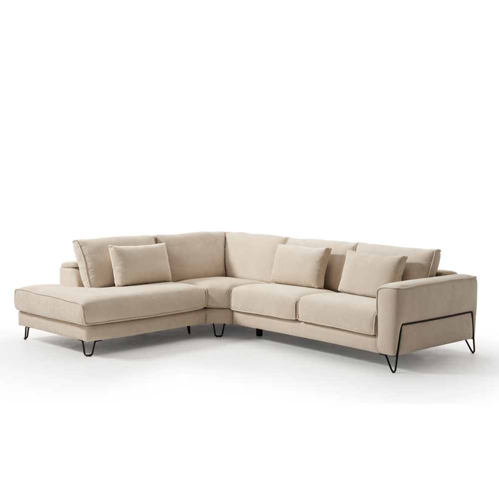 Rinconera de diseño abierto modelo AUSTRAL  tapizado Aquaclean