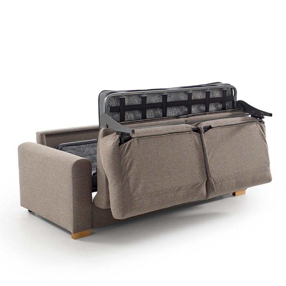 Sofá cama modelo FARO con sistema Italiano Tapizado Express