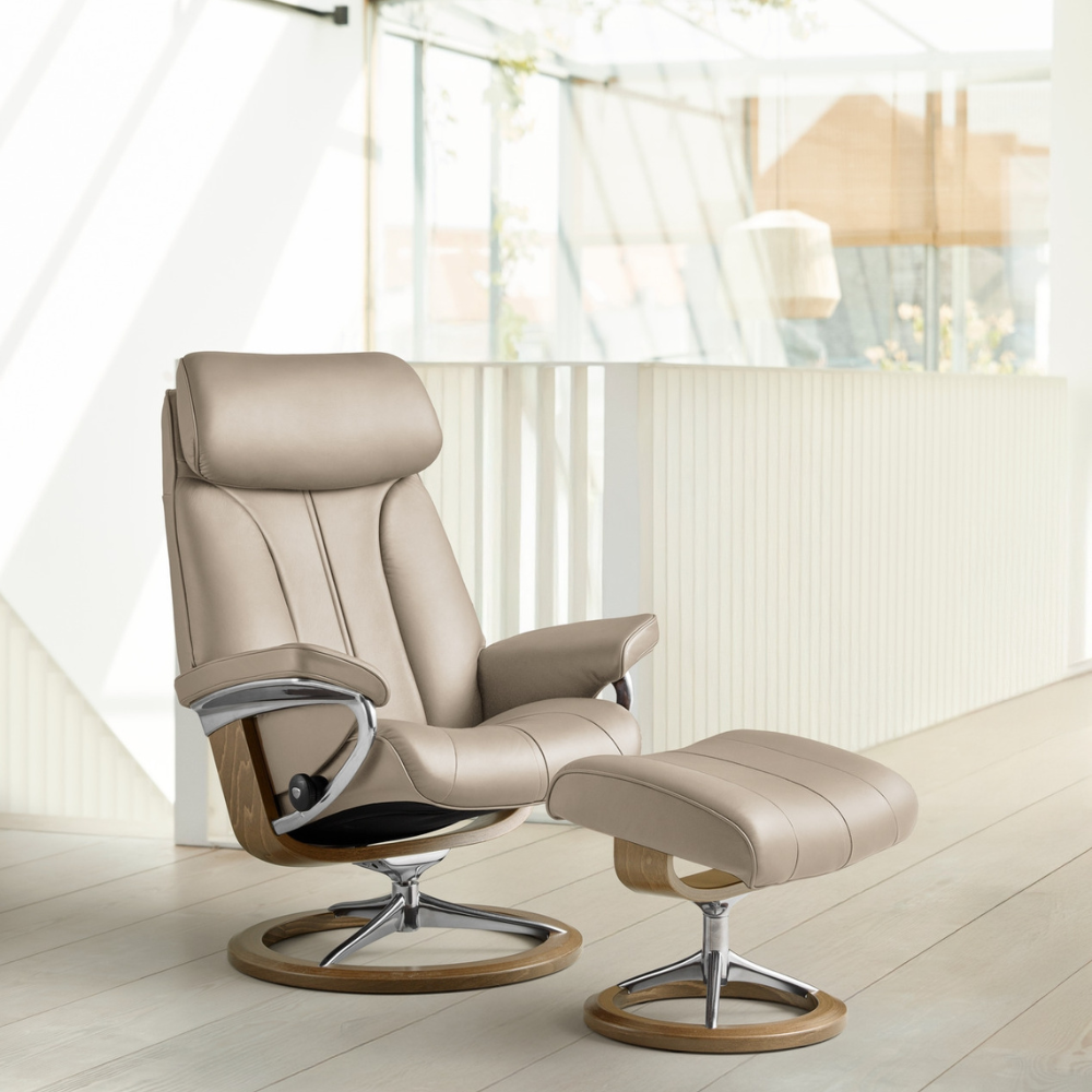 Sillón Stressless modelo Paul Pie Signature Plus™ System Balance Adapt™