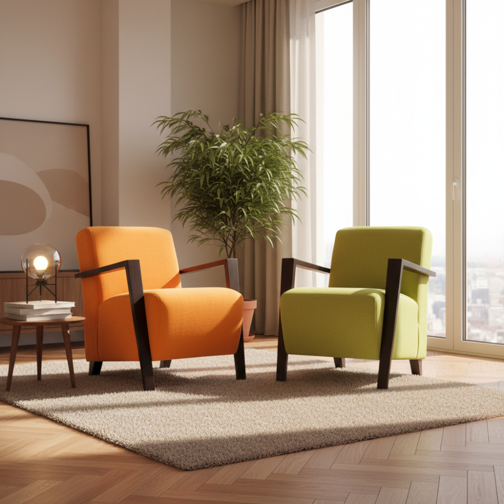Sillón de diseño modelo NEMO Tapizado Lido
