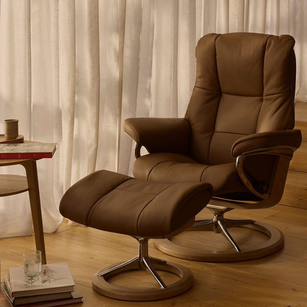 Sillón modelo MAYFAIR Signature Plus™ System BalanceAdapt™ en piel Paloma