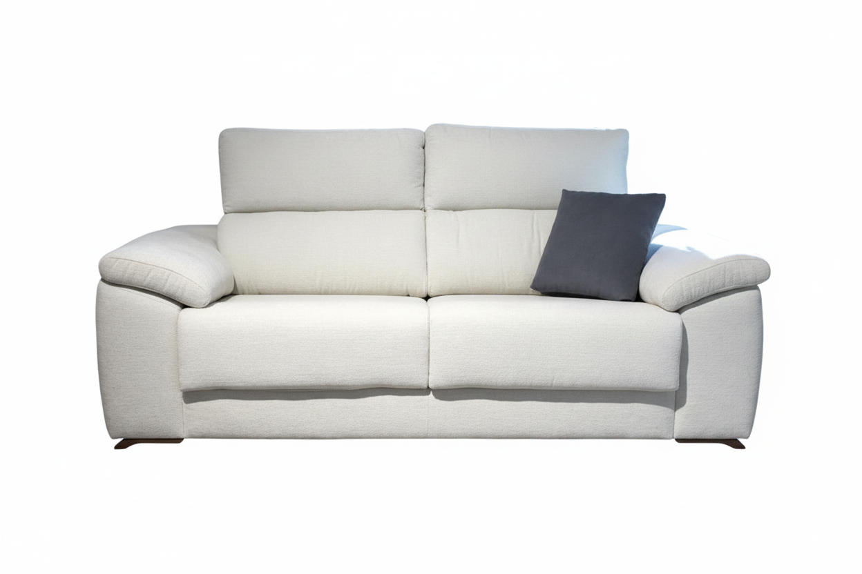 Sofa 3 plazas modelo VELLS en tela Aquaclean
