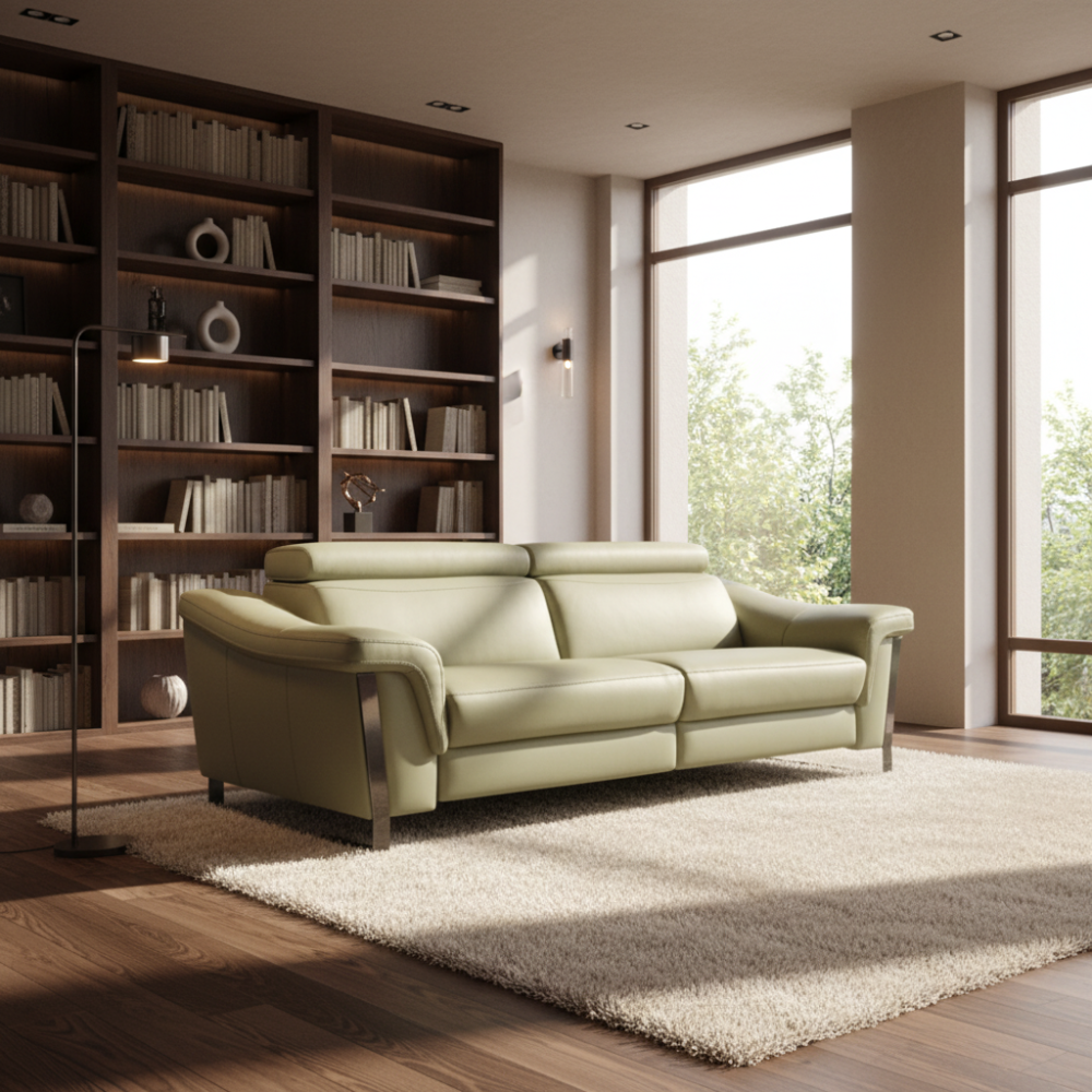 Sofá Relax modelo COPPOLA Tapizado Piel