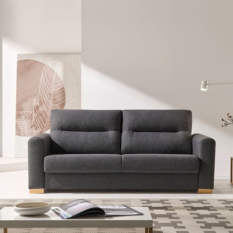 Sofá cama modelo FARO en color promo  gris antractia