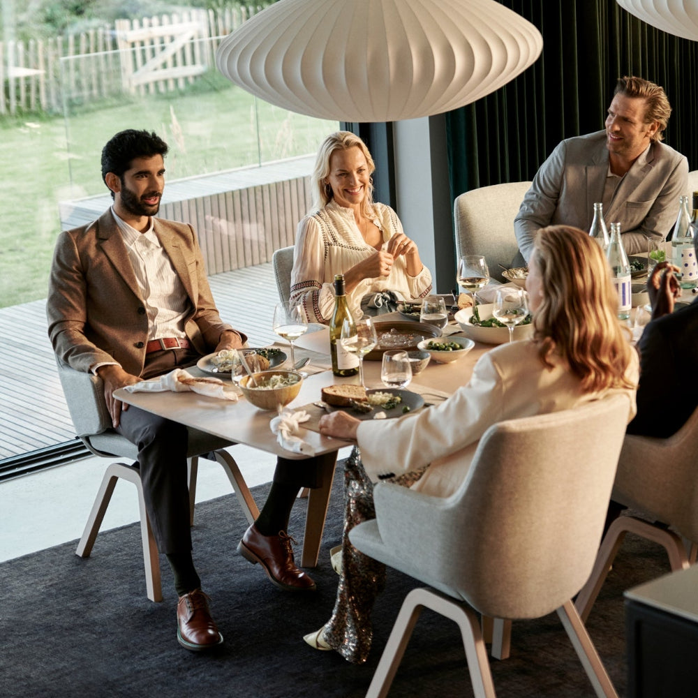 Silla de comedor Stressless® modelo LAUREL D200 sin brazos Pie de Madera