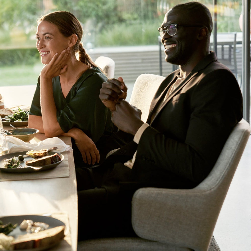 Silla de comedor Stressless® modelo LAUREL D200 sin brazos Pie de Madera