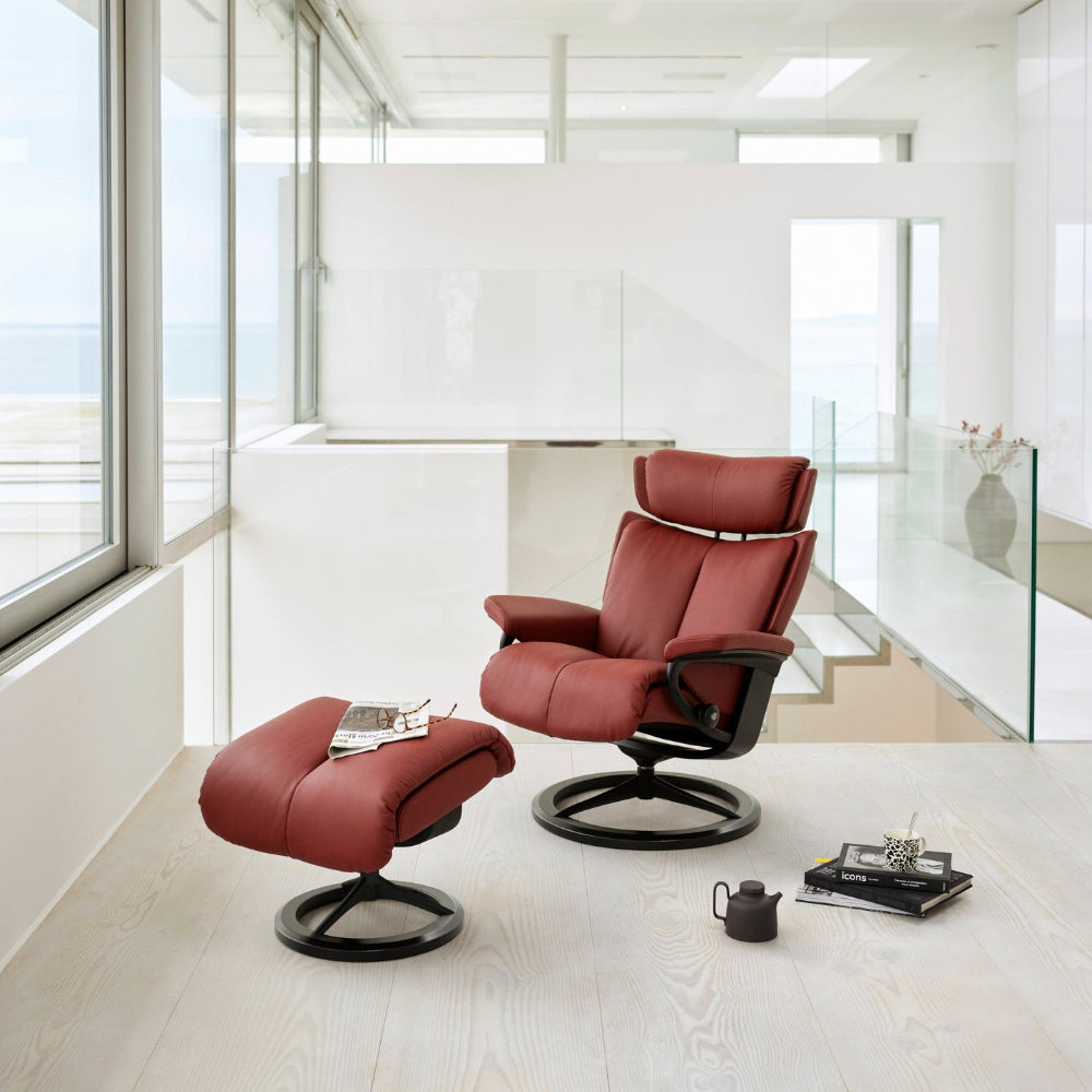 Sillón modelo MAGIC Signature Plus™ System BalanceAdapt™ en piel Batick