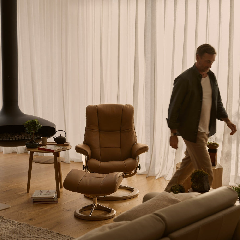 Sillón modelo MAYFAIR Signature Plus™ System BalanceAdapt™ en piel Paloma