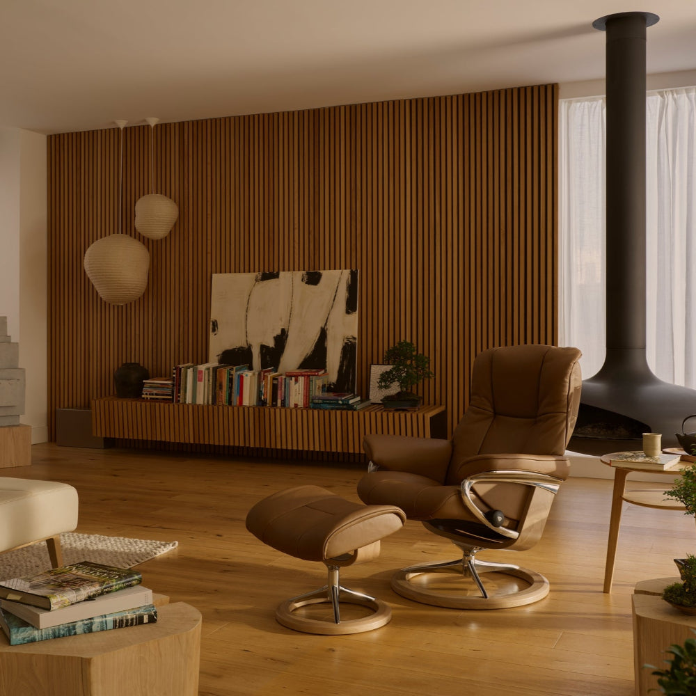 Sillón modelo MAYFAIR Signature Plus™ System BalanceAdapt™ en piel Paloma