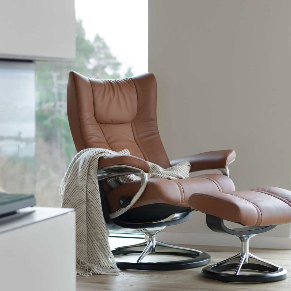 Sillón modelo WING Signature Plus™ System BalanceAdapt™ en piel Batick