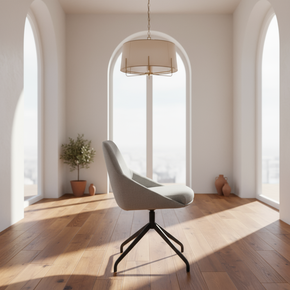 Silla de diseño pie giratorio