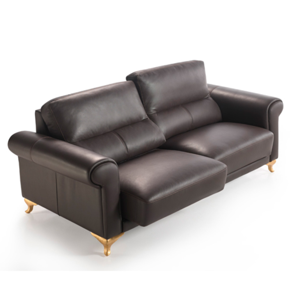 Sofá deslizante con carro Modelo ALMENARA en piel