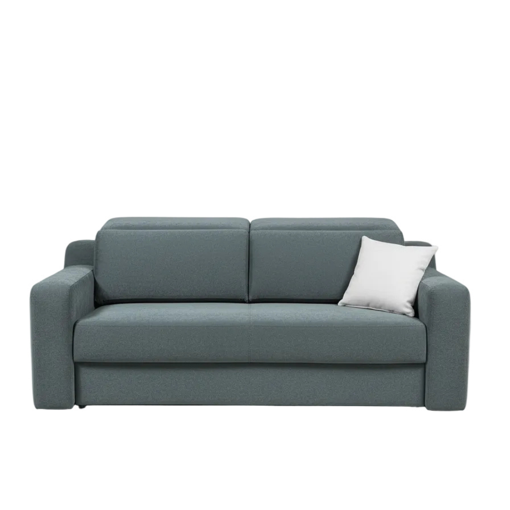 Sofá cama con cabezal reclinable y sistema de apertura italiana AMORE