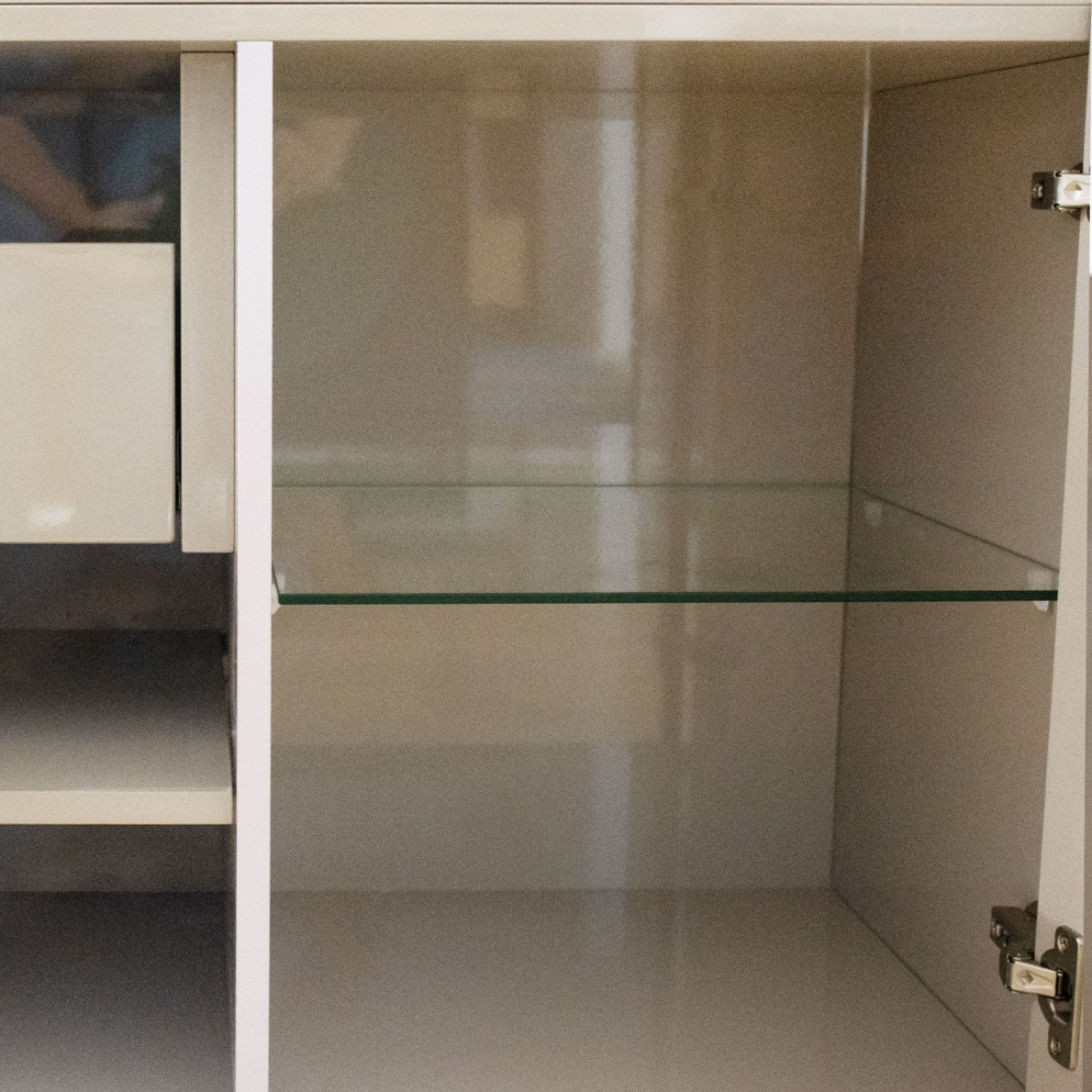 Aparador MDF Acabado Lacado Encimera de Piedra