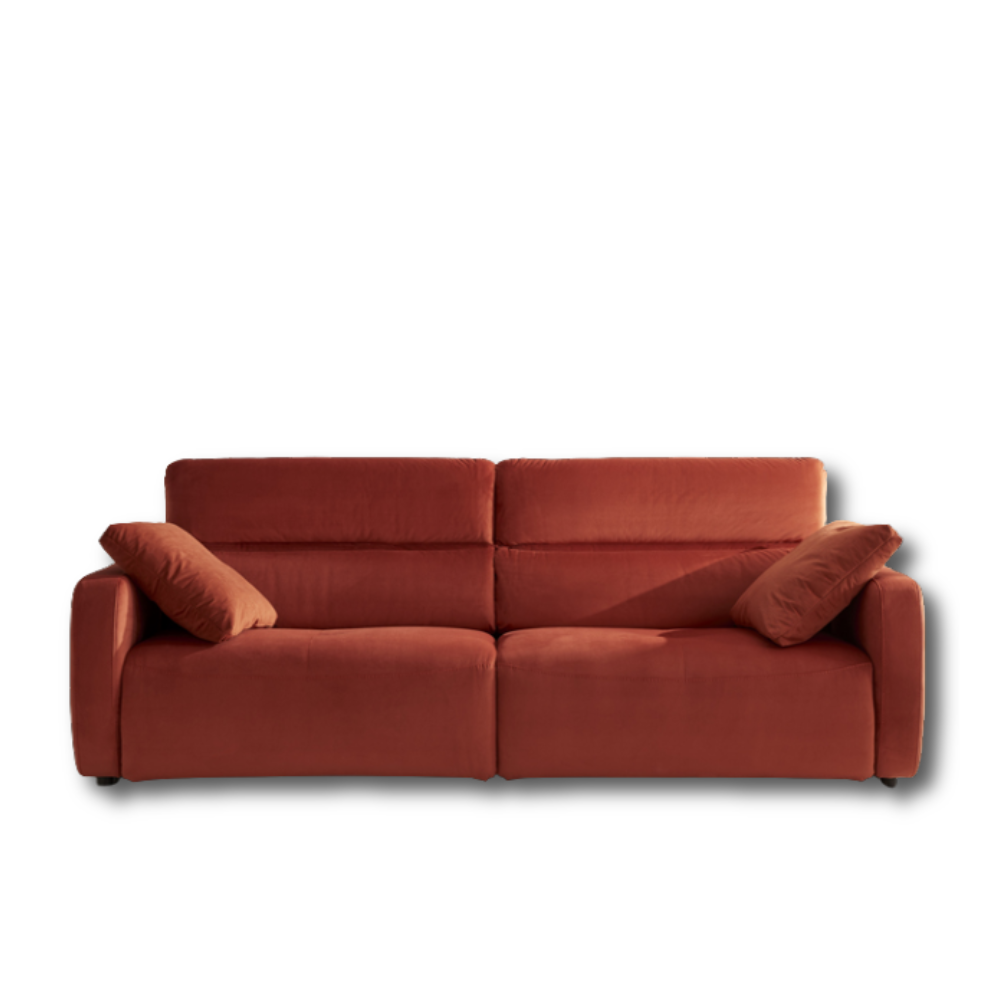 Sofá modelo BOSSANOVA con 2 asientos relax Tapizado Aquaclean