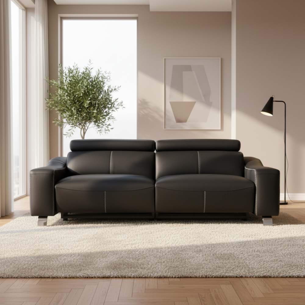 Sofá relax de piel modelo BOWIE