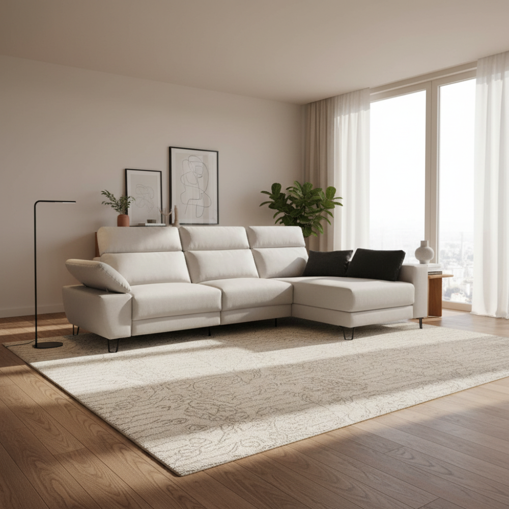 Chaiselongue de fondo reducido con asientos relax modelo BUTTERFLY