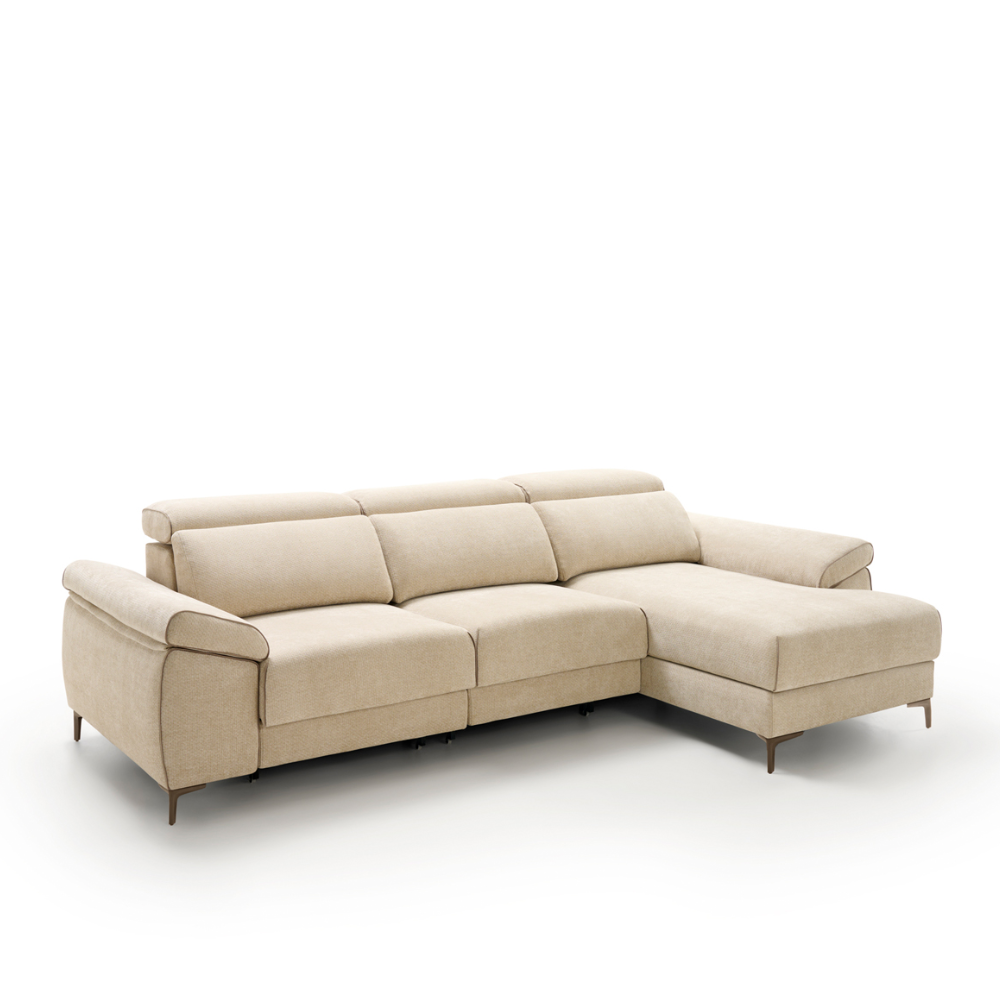 Chaiselongue con asientos deslizantes carro modelo BOND