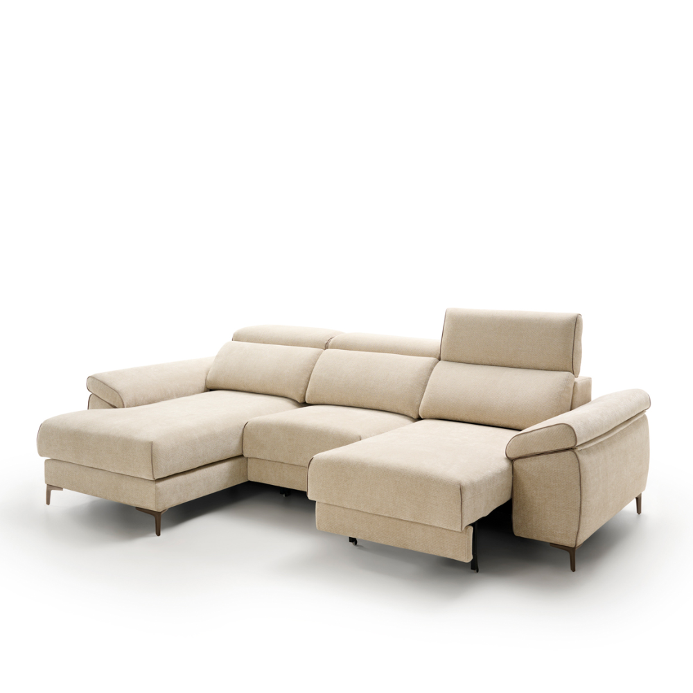 Chaiselongue con asientos deslizantes carro modelo BOND