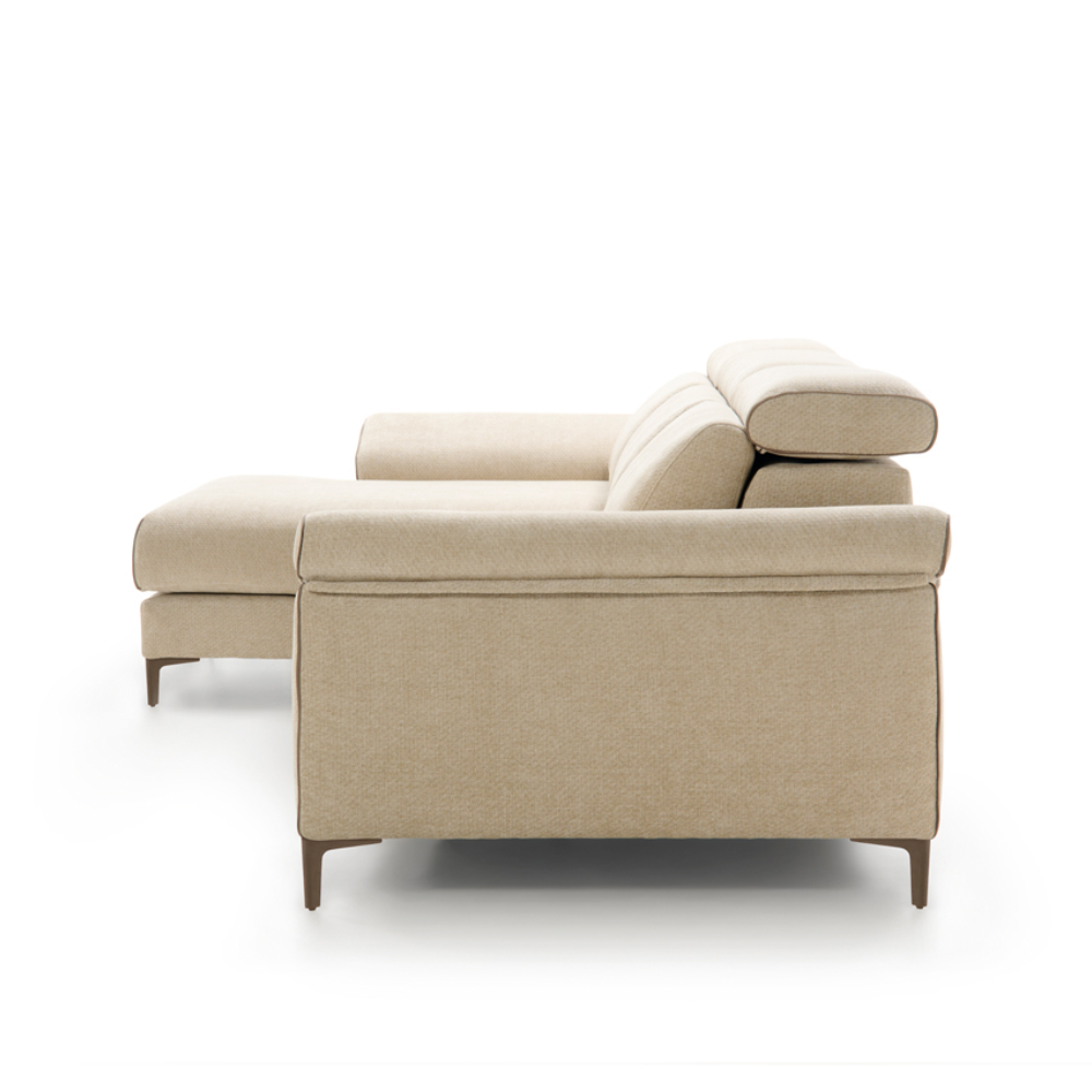 Chaiselongue con asientos deslizantes carro modelo BOND