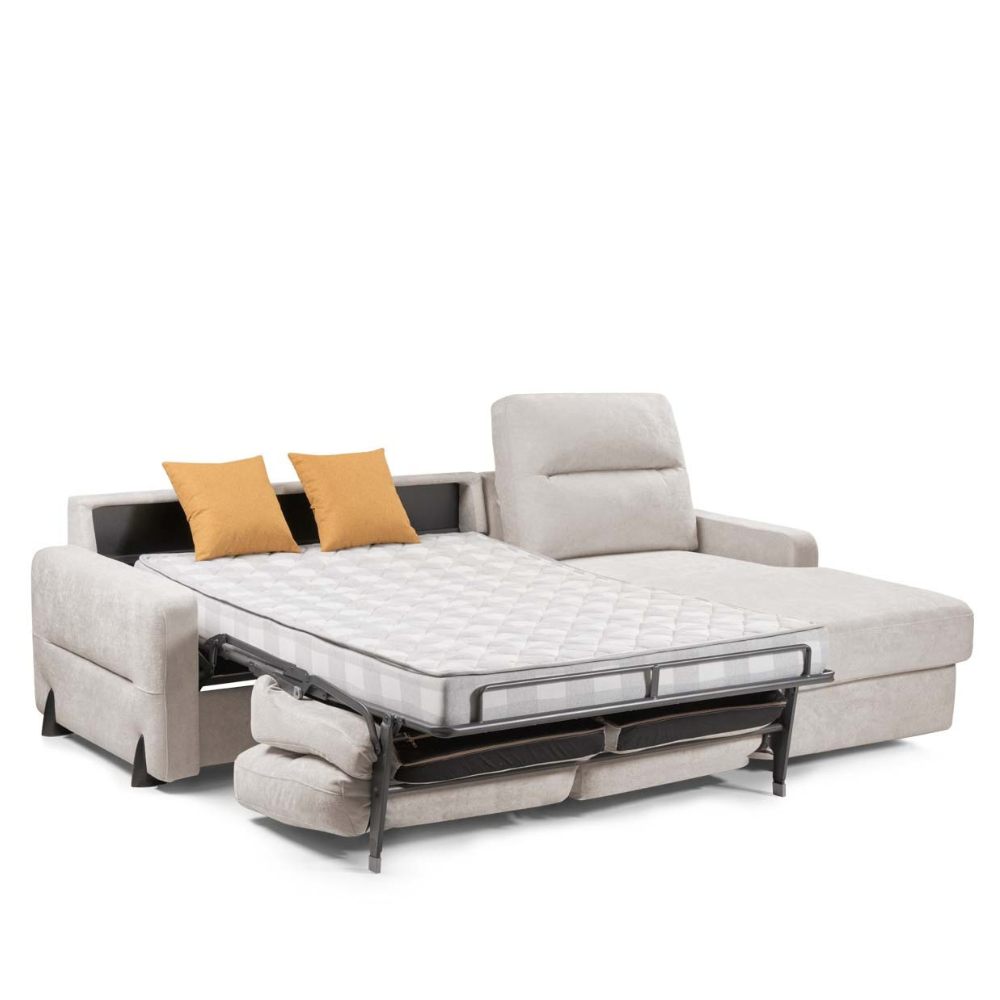 Chaiselongue cama con sistema  de apertura italiano modelo ETNA