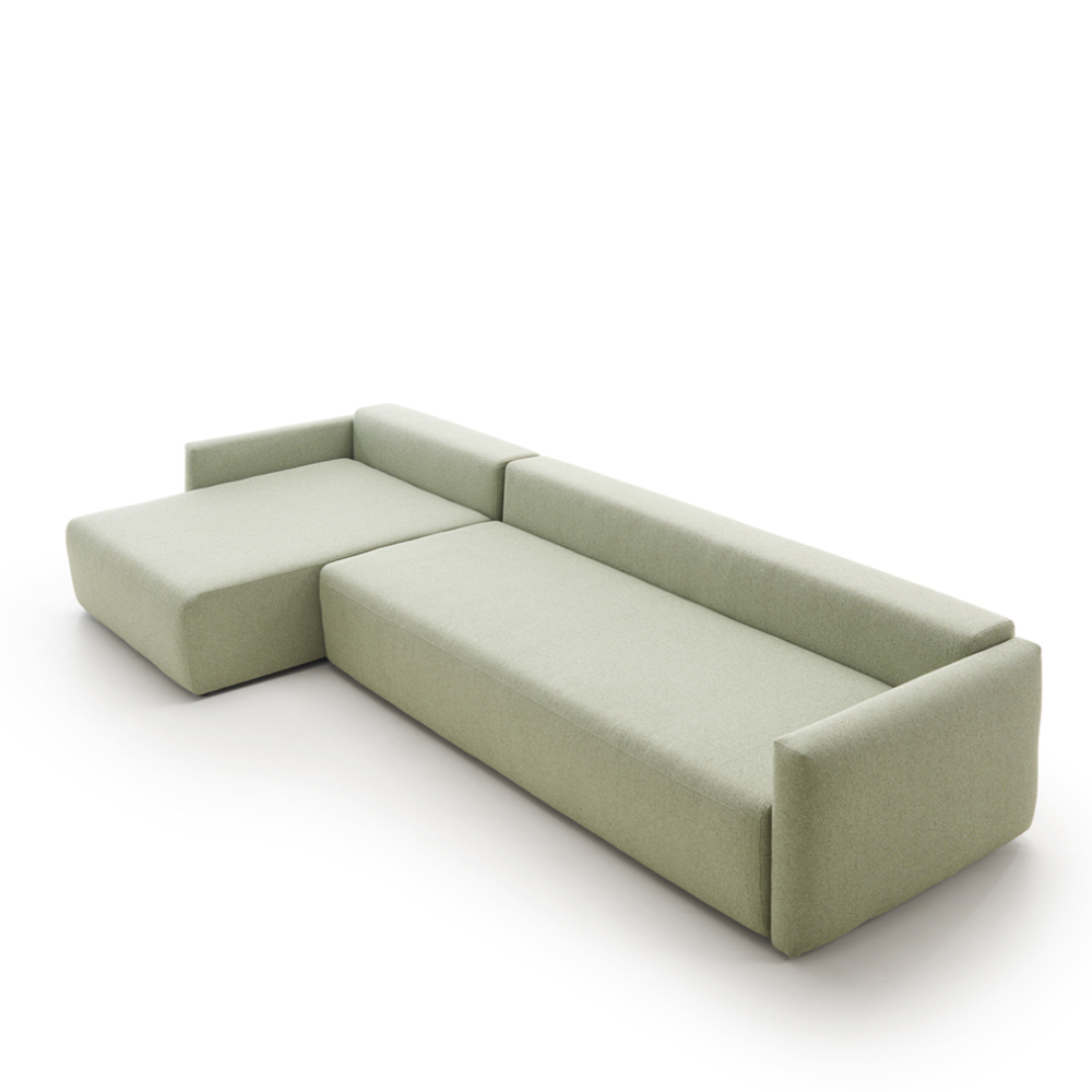 Chaiselongue cama modelo BASINGER tapizado Aquaclean