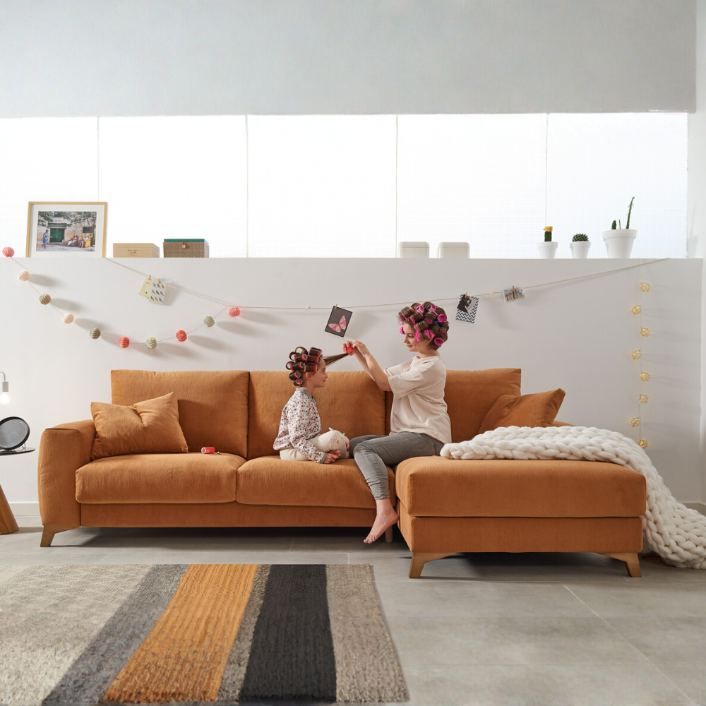 Chaiselongue cama con apertura italiana de diseño modelo SWEDEN