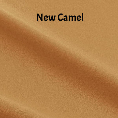 Sofá de diseño modelo KATI en piel color camel