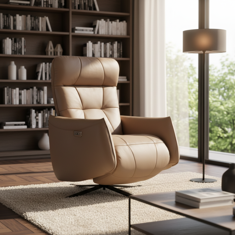 Butaca relax giratoria de exclusivo diseño modelo COBALT