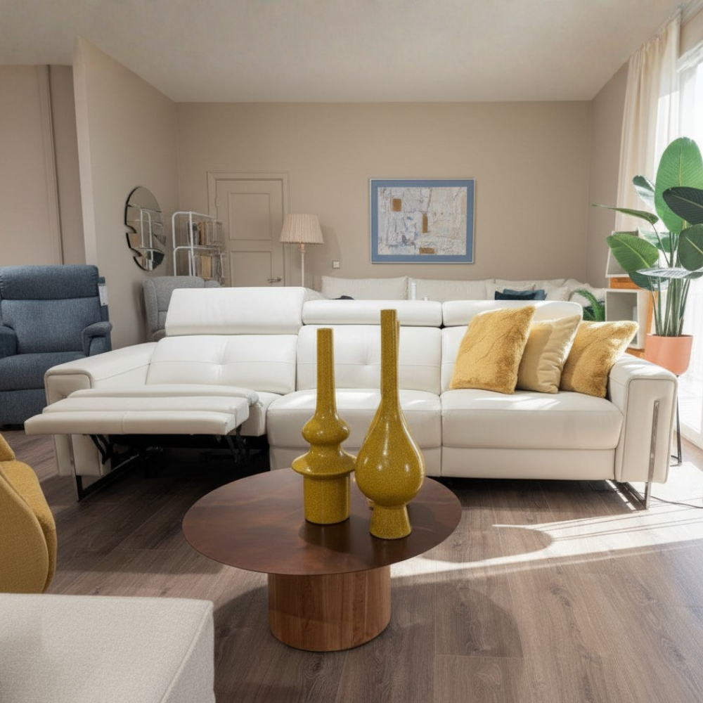 Sofá relax de diseño lineal modelo ELEVEN