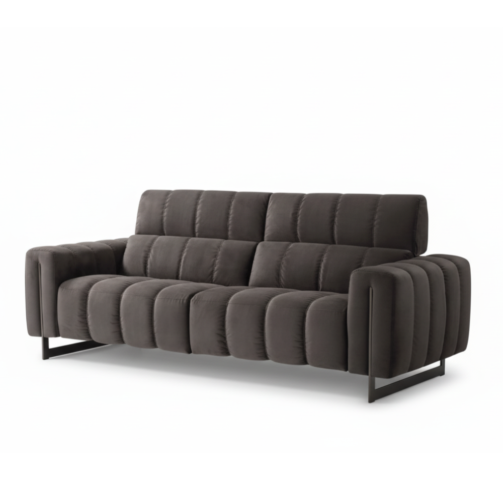 Sofá relax de diseño modelo HAMPTON con cabezal eléctrico ajustable