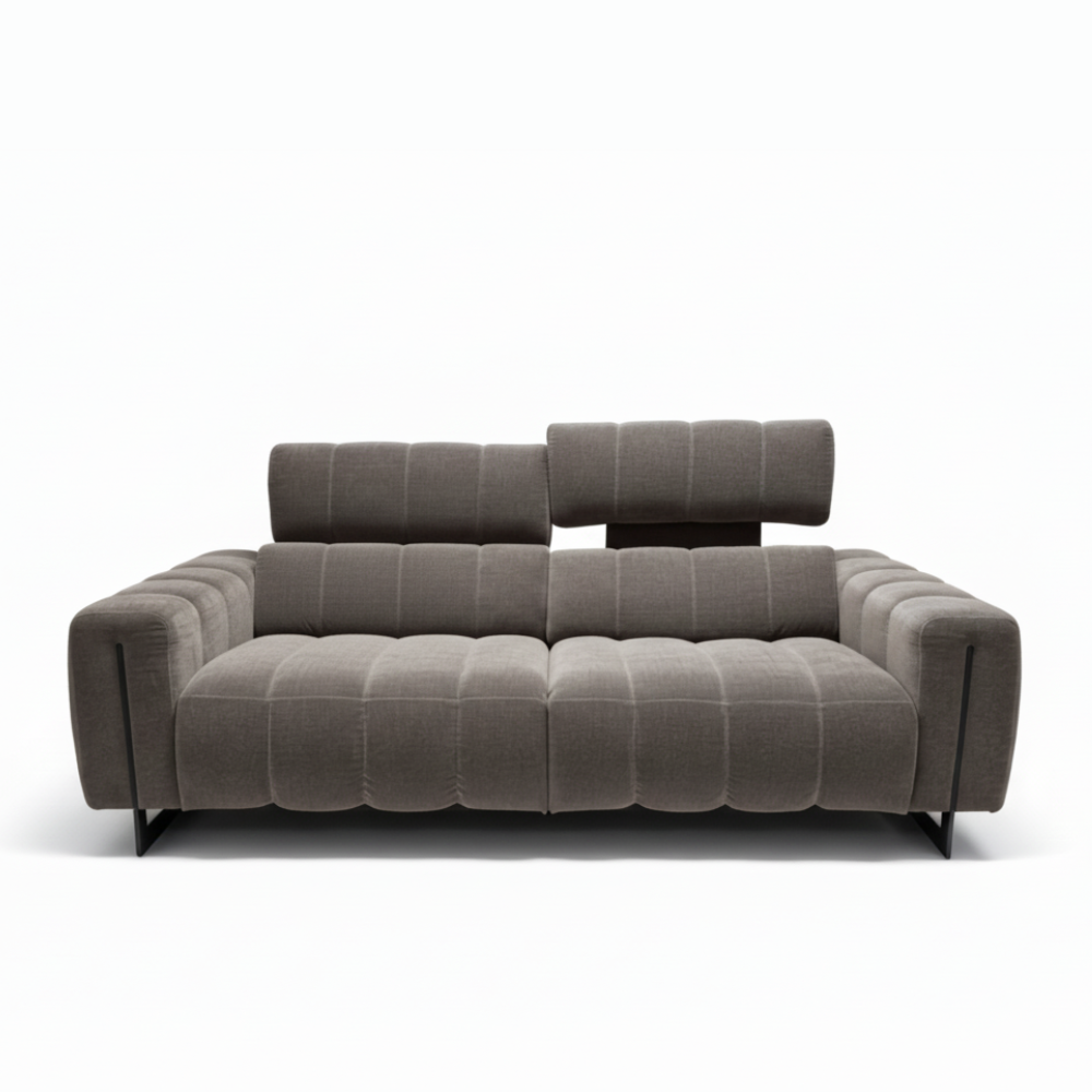 Sofá relax de diseño modelo HAMPTON con cabezal eléctrico ajustable