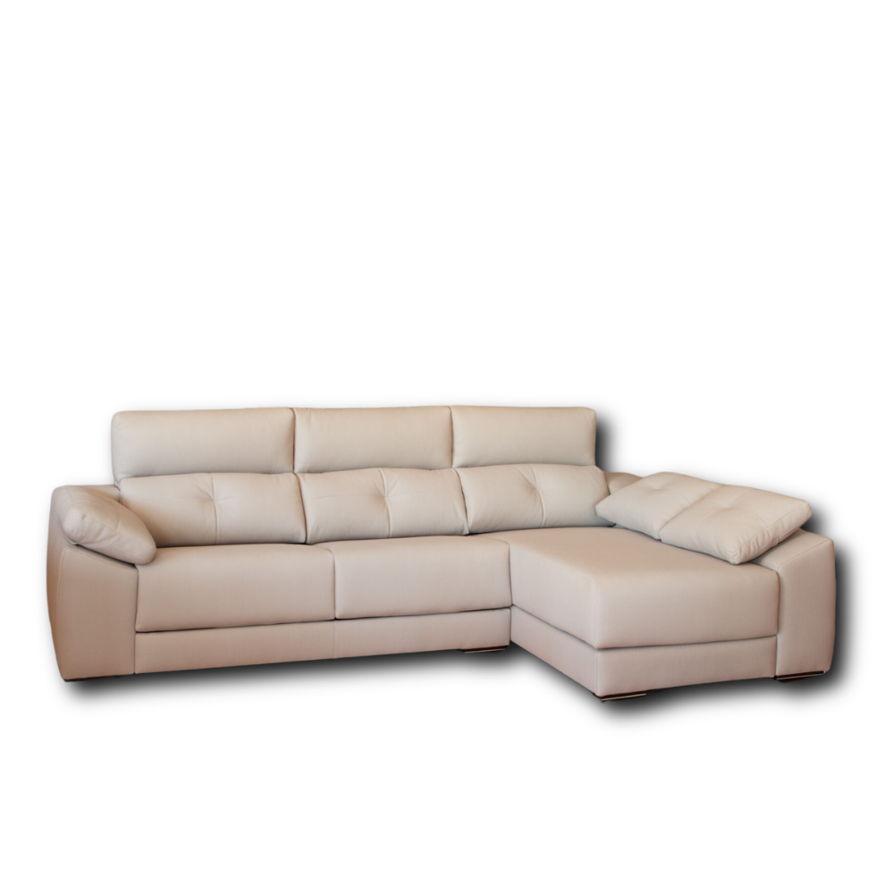 Chaiselongue modelo INDIANA en tela Aquaclean con asientos deslizantes