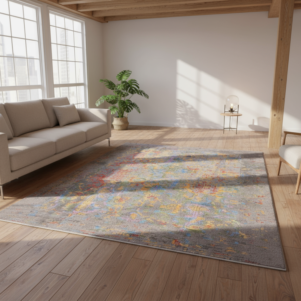 Alfombra de diseño Lea Silver