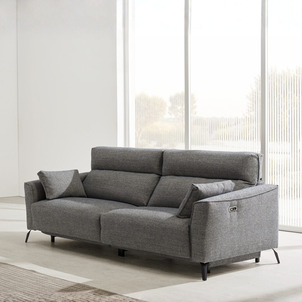 Sofá relax 2 plazas modelo MADAGASCAR tapizado Aquaclean