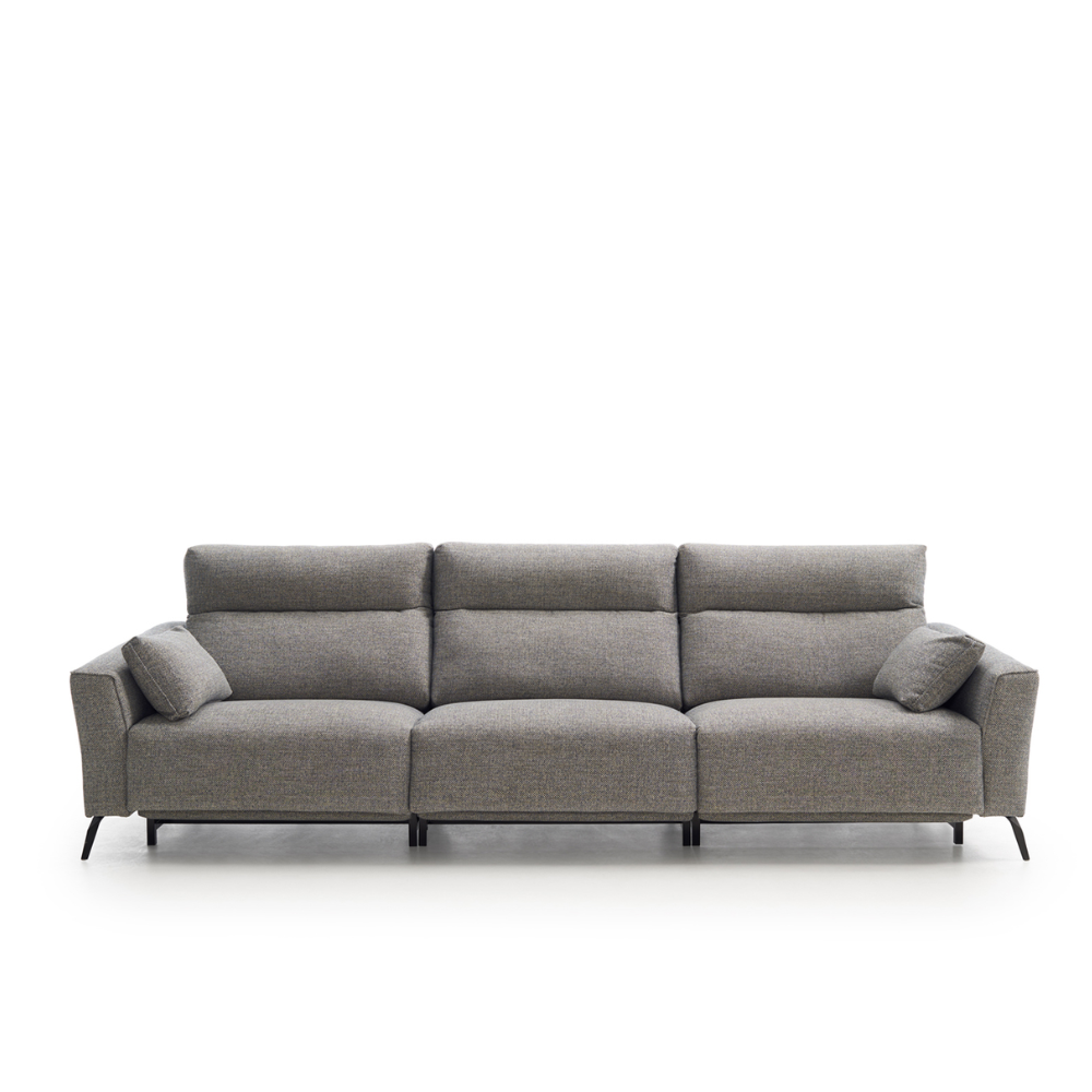 Sofá relax 3 plazas modelo MADAGASCAR tapizado Aquaclean