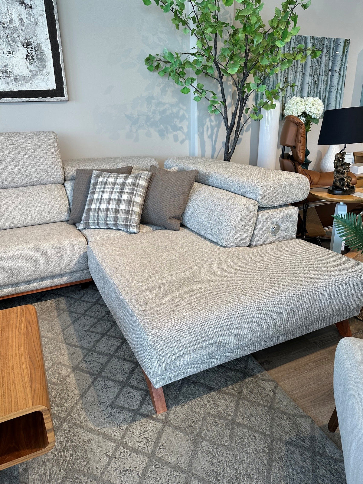 Rinconera chaiselongue de diseño modelo MADEIRA en CREVIN