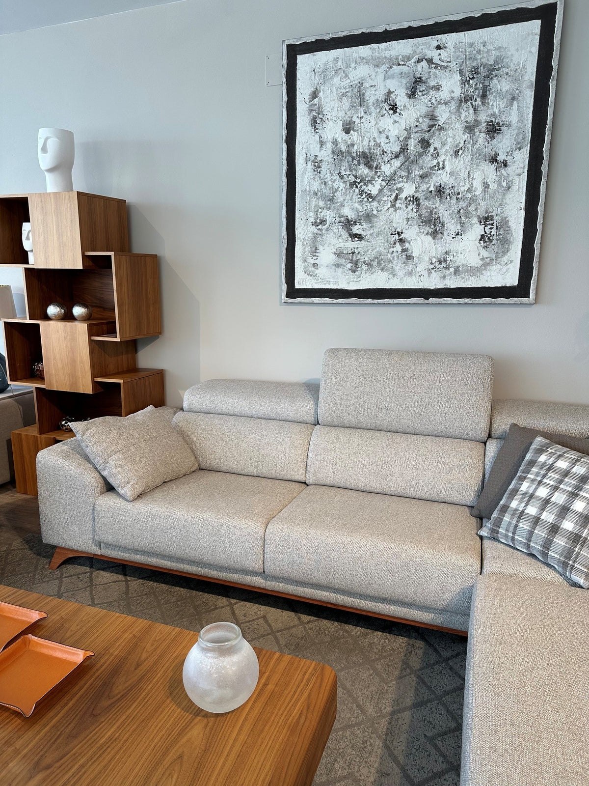 Rinconera chaiselongue de diseño modelo MADEIRA en CREVIN