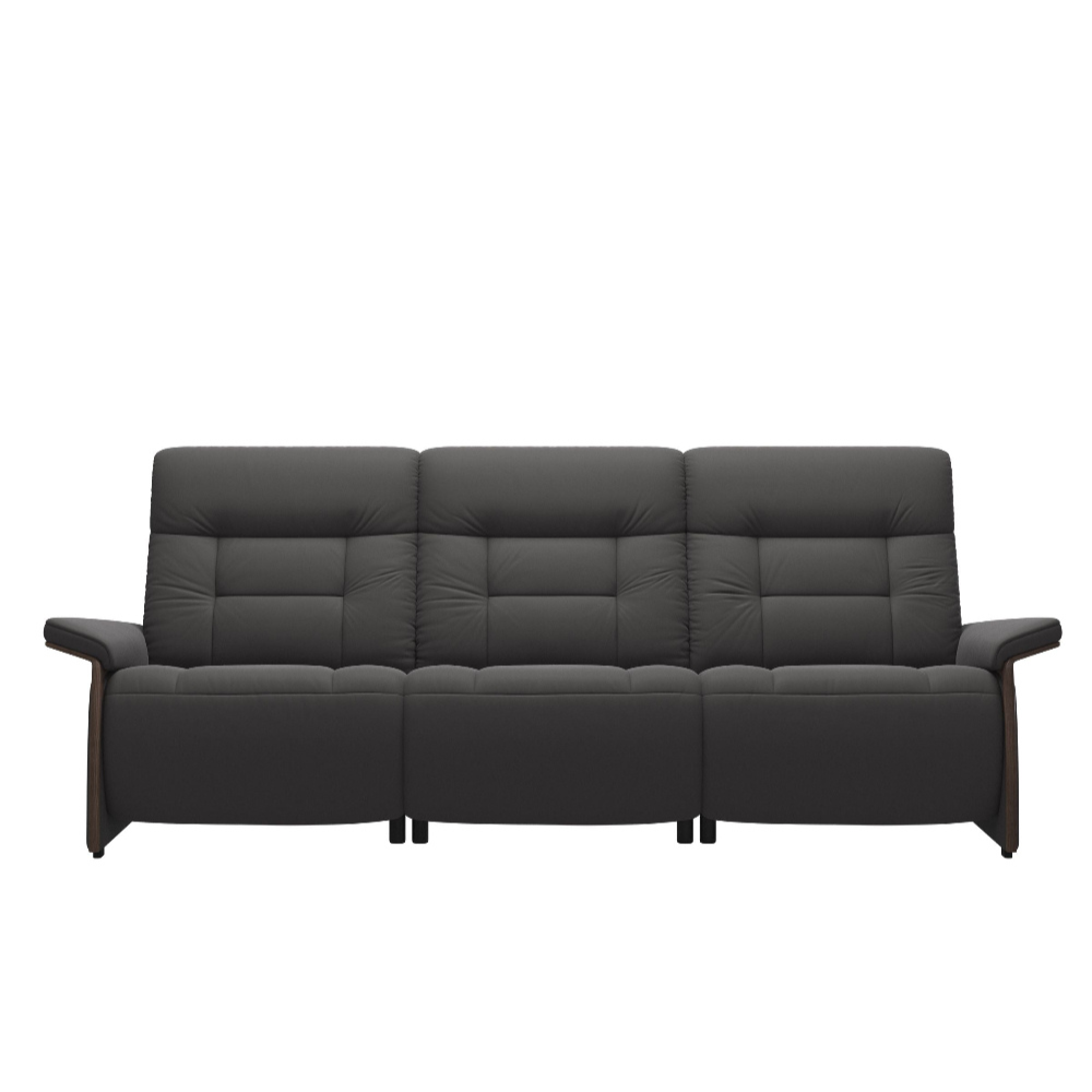 Sofá 3 plazas modelo MARY Stressless® Power™ Brazo Wood piel Paloma