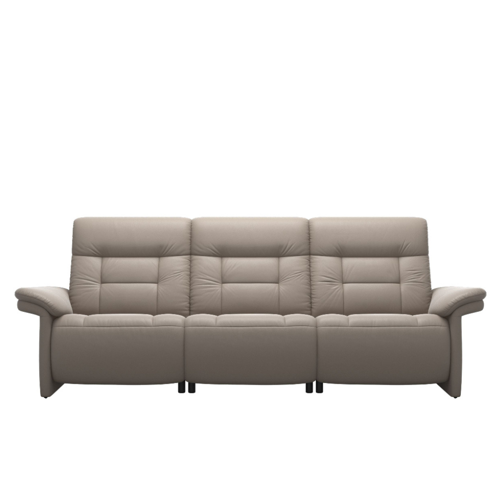 Sofá 3 plazas modelo MARY Stressless® Power™ Brazo Tapizado piel Paloma