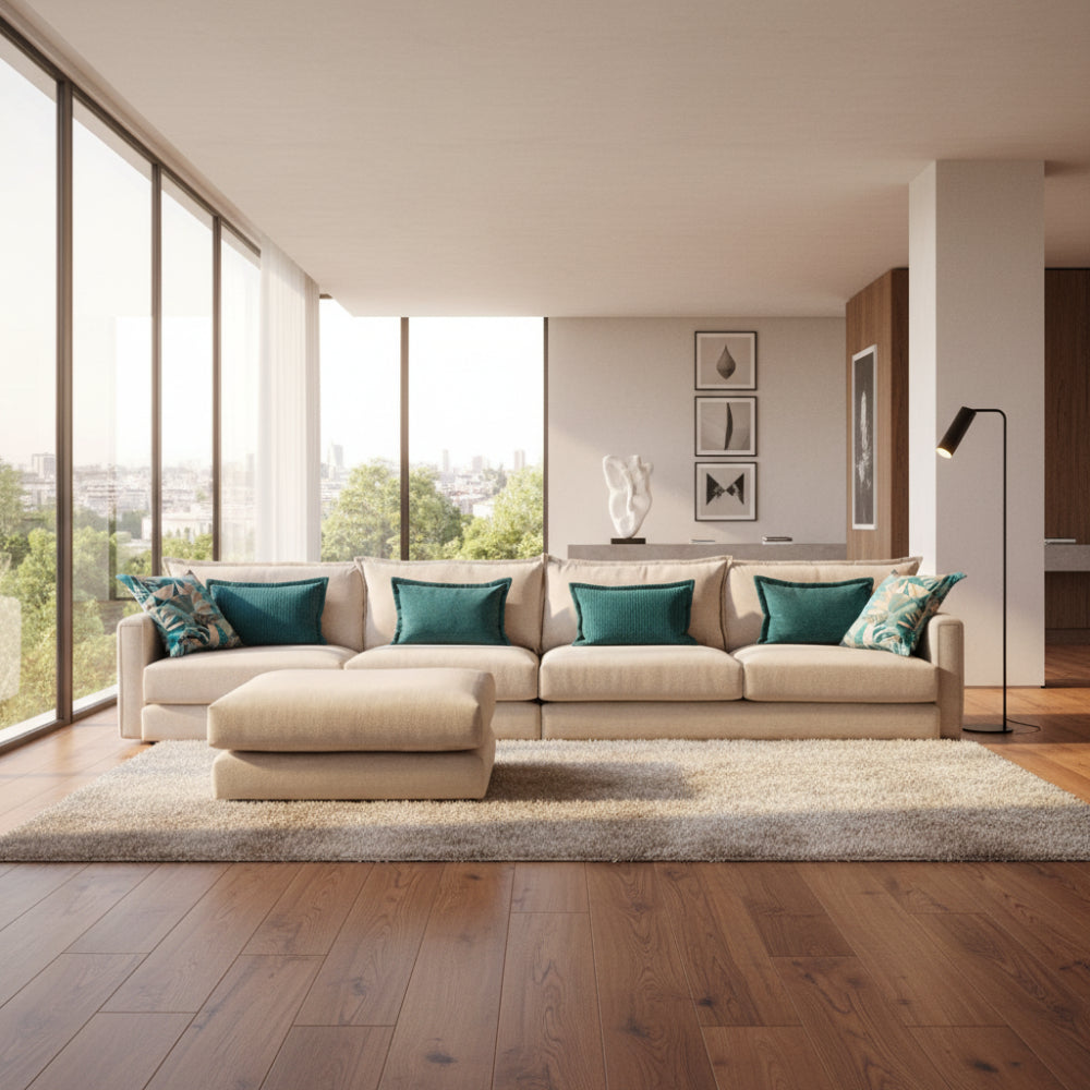 Maxi sofá de diseño modular convertible rinconera modelo OLAVIDE