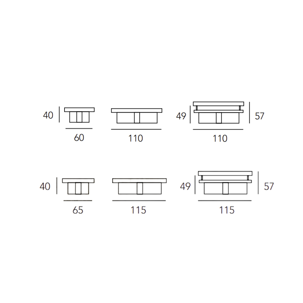 Mesa centro de diseño elevable Modelo IN-TTM