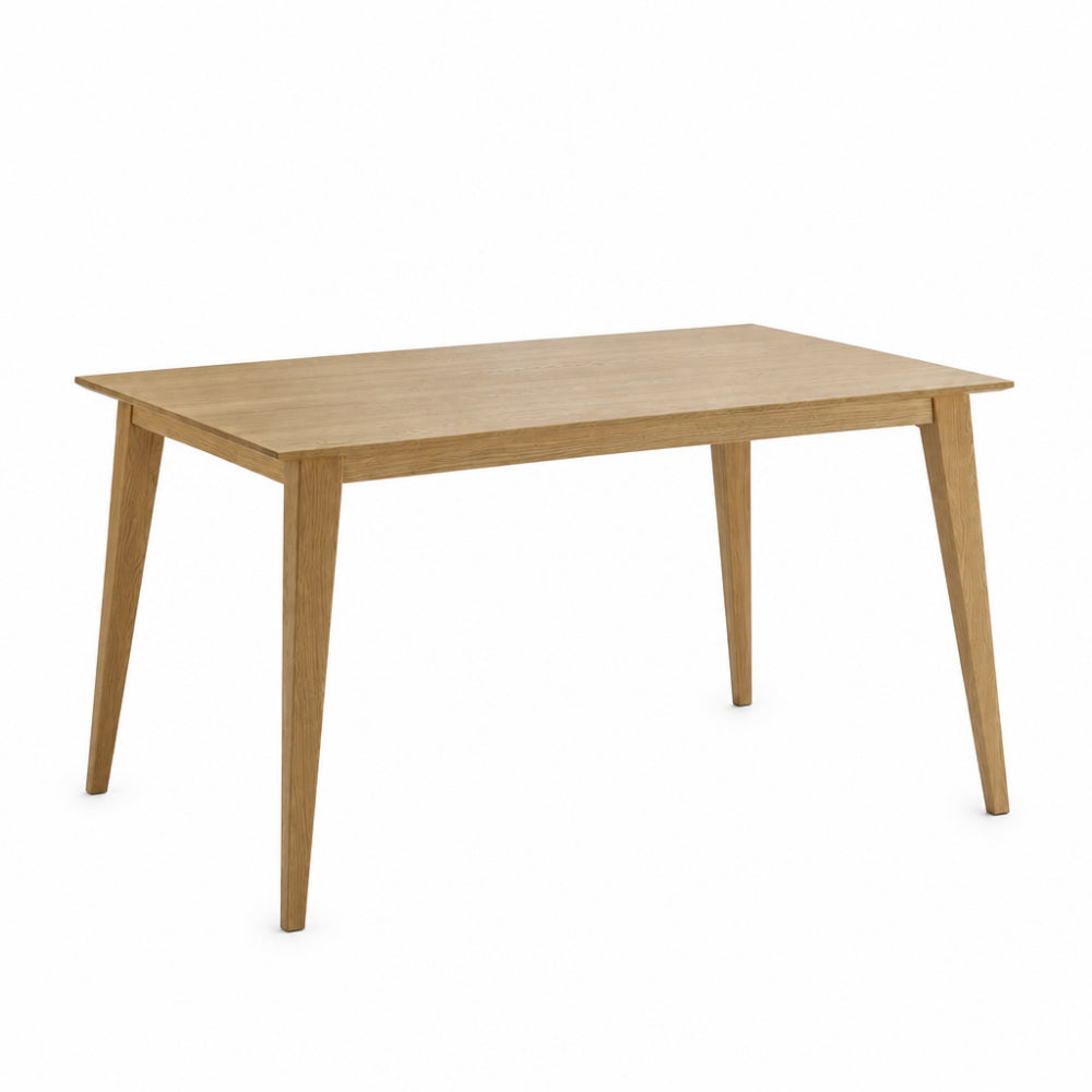 Mesa comedor de diseño extensible modelo IN-NRDC tapa madera