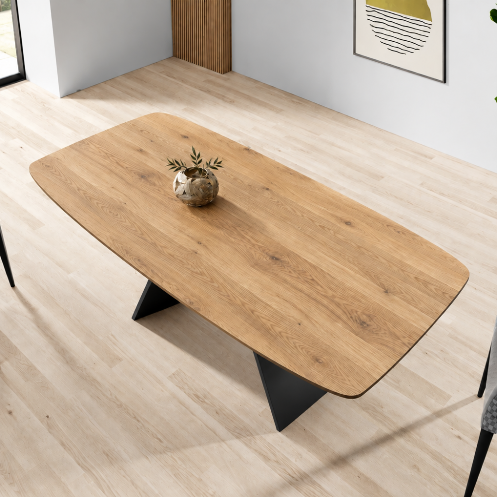 mesa modelo in-nfnty madera disponible en sidivani vista desde arriba