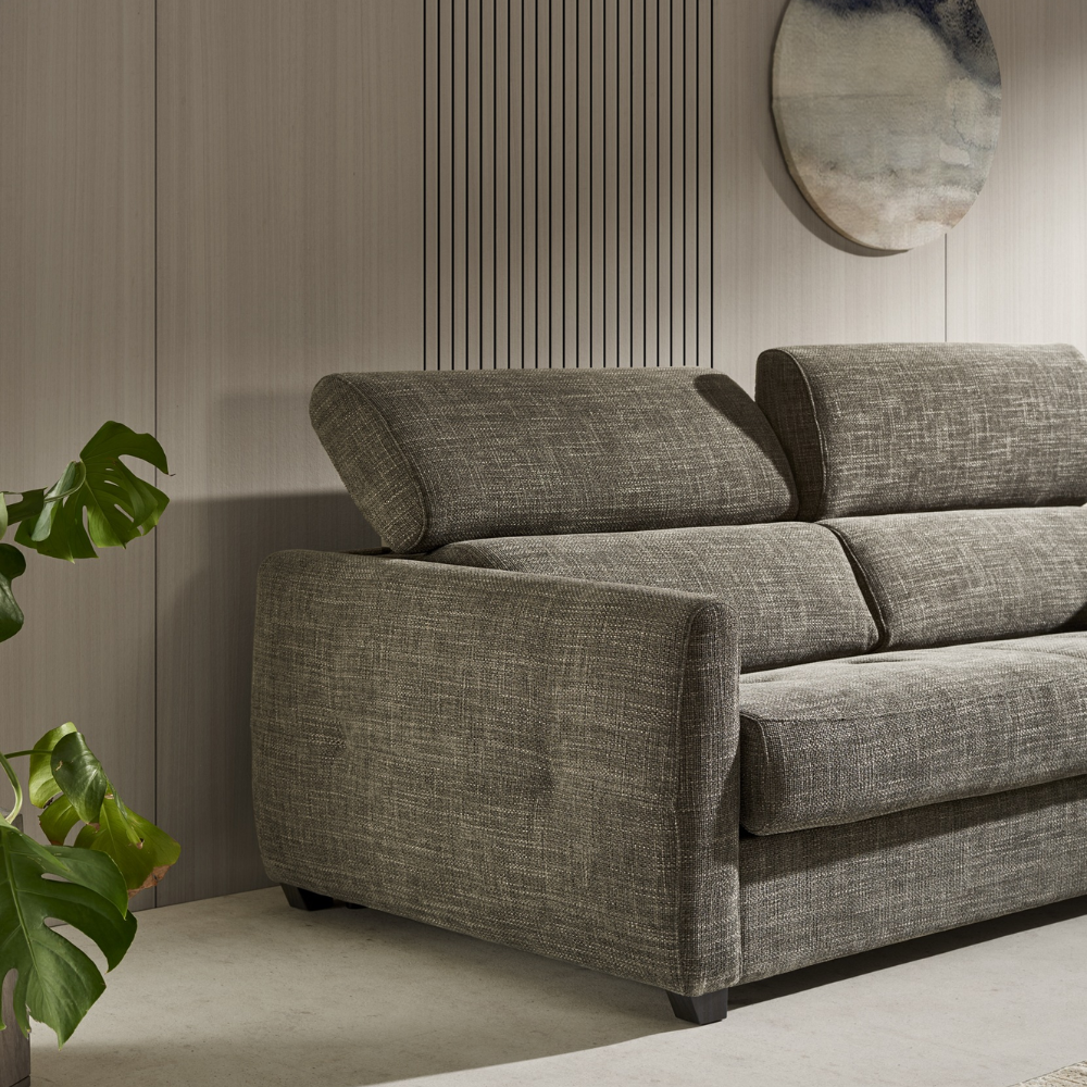 Sofá cama con sistema Italiano modelo MILFORD tapizado Aquaclean