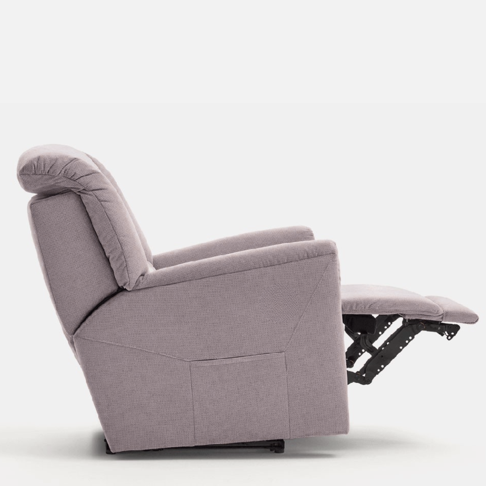 Sillón Relax Manual Modelo NATA Tapizado Aquaclean