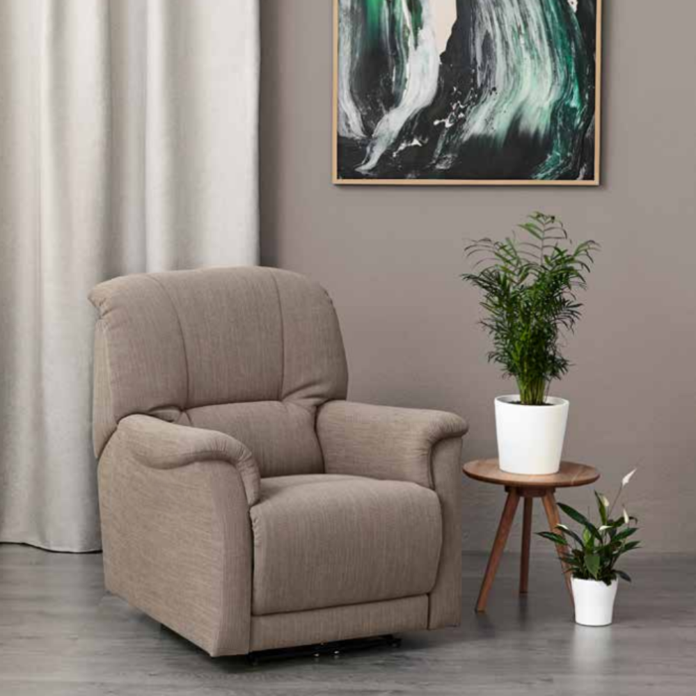 Sillón Relax Manual Modelo RAJUC Tapizado Aquaclean